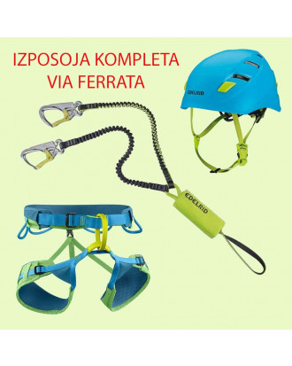 Najam kompleta via ferrata